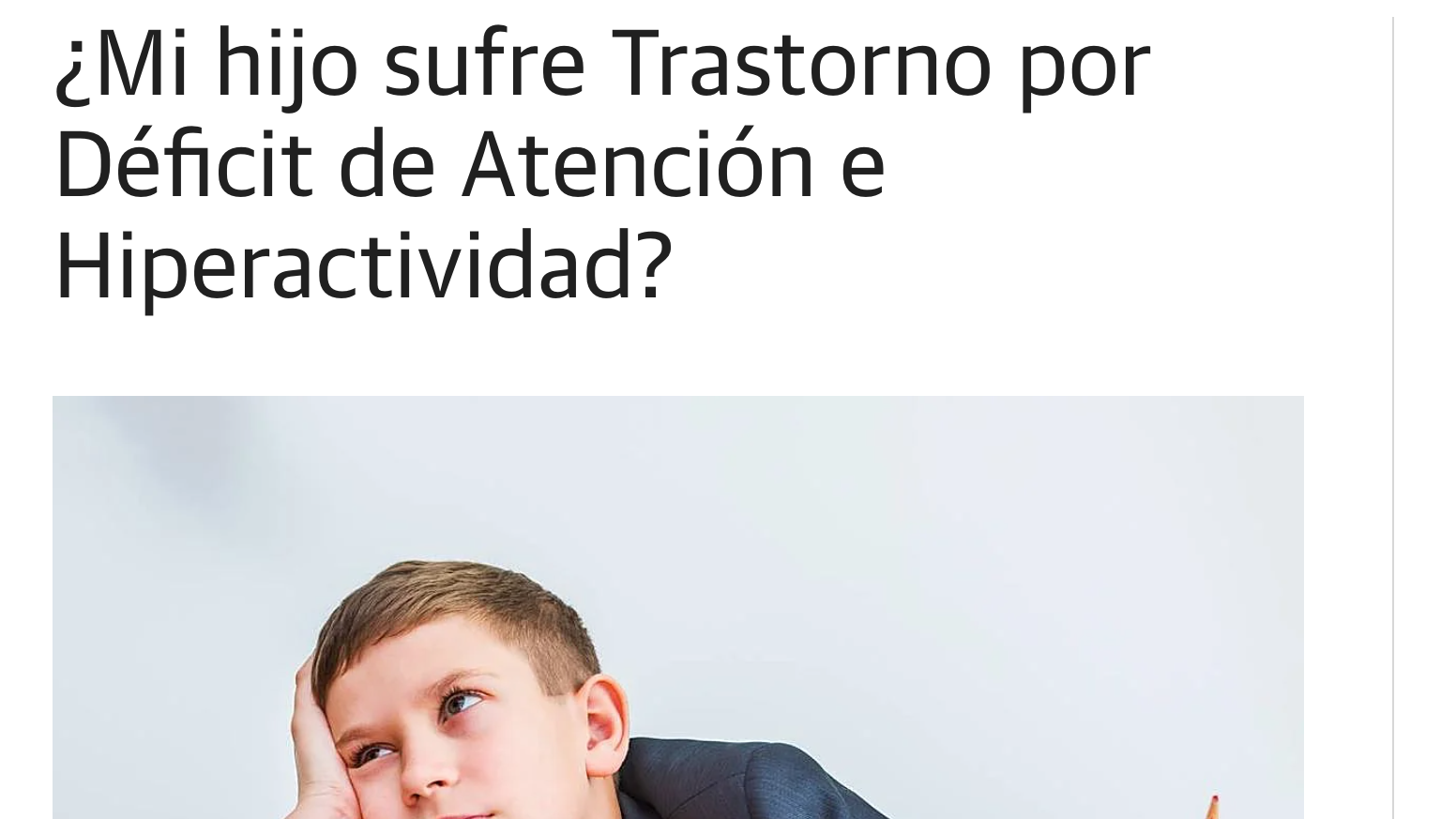 Nuria Minteguía en reportaje de El Correo sobre TDAH en la infancia