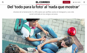 Uso de redes sociales en adolescentes y privacidad en internet